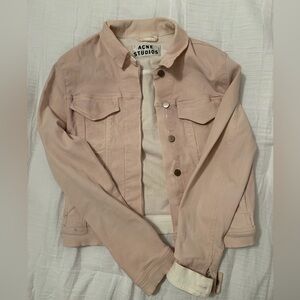 Acne Studios Pink Jean Jacket